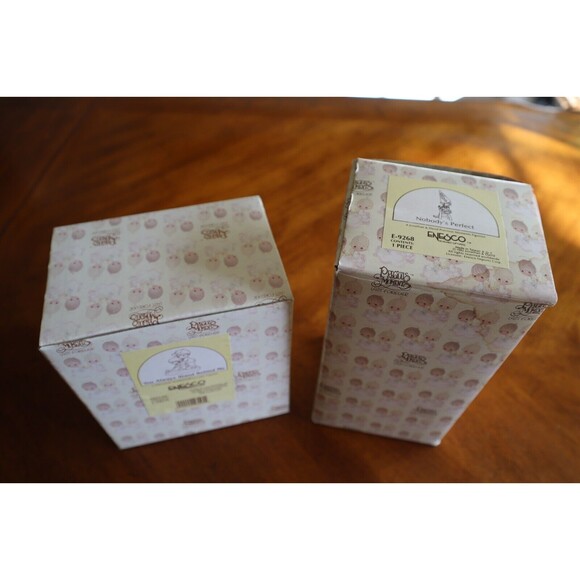 Lot Precious Moments Nobody's Perfect & You Always Stand Behind Me Golf Figurine - Picture 11 of 11